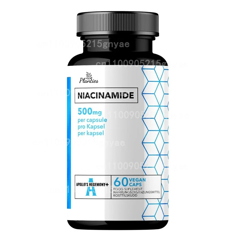 

Niacinamide Vitamin B3 Capsules - Supports Brain Function and Heart Health, Boosts Energy Production, and Enhances Immunity