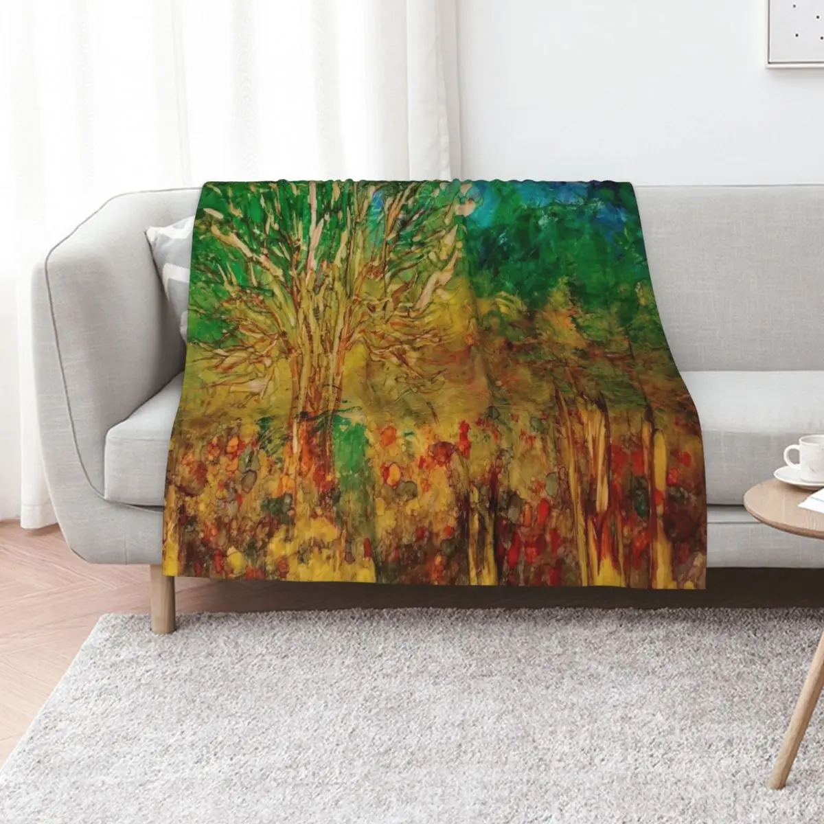 Take Me To The Woodland - by Barbara Mitchell Throw Blanket Decorative Throw Cute Plaid for sofa Plaid warm winter Blankets