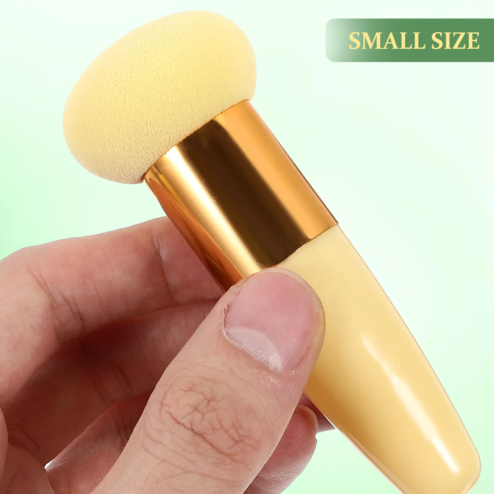 3-delige make-uppennenset Schoonheidsborstels Nat Droog Mengen Gezicht Latex Materiaal Soft Touch Uniek ontwerp Praktische gadgets Foundation