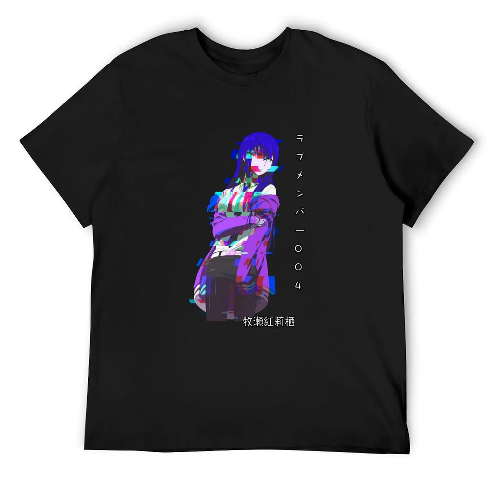 

Steins Gate Kurisu Makise (A.K.A Christina) T-Shirt Man t-shirt vintage slim fit t shirts for men