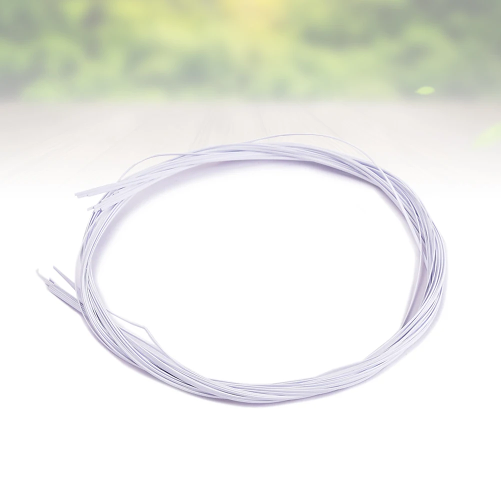 

10 Pcs White Guitar Binding Parts Component Refurbishment Accessories