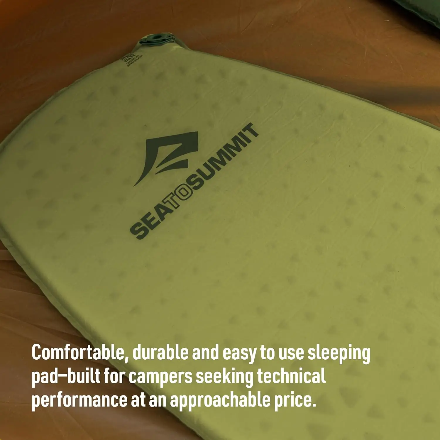 Camp Self-Inflating Foam Sleeping Mat For Camping And Backpacking - Tapered - Large (78 X 25.2 X 1.5) Inches