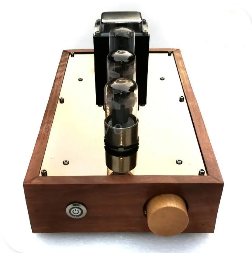 NEW Finished 6N8P 6SN7 CV181 electronic tube preamplifier 6Z5P rectifier hifi solid wood original wooden box amplifier