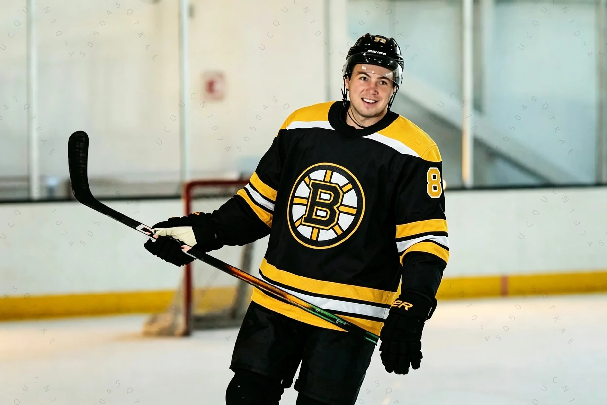 2026 No.88 Letter 3d Printed Men Retro Loose Color Block Long-Sleeved V-Neck Ice Hockey Jersey Training Game Party Beach T-Shirt