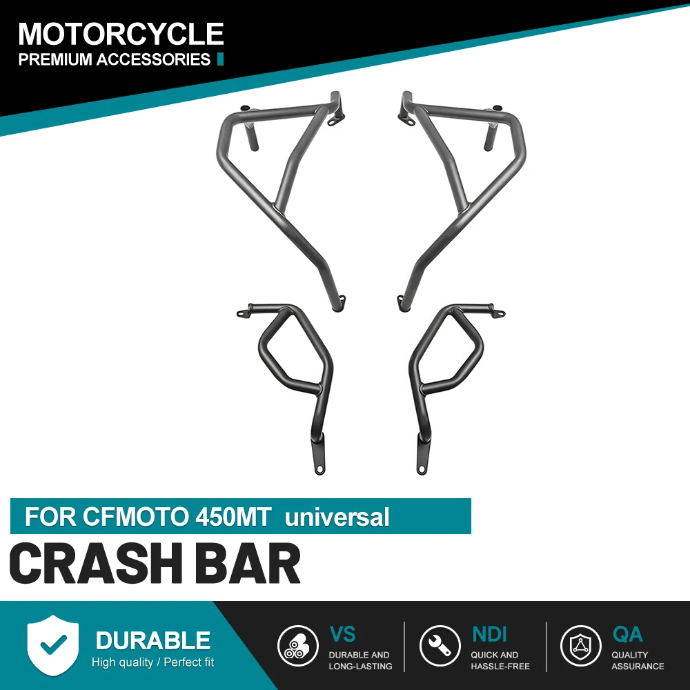 Front Racing Crash Bar Guard Anti Collision Falling Protection Frame Bumper For Spring Breeze 450MT Engine Protection Bar