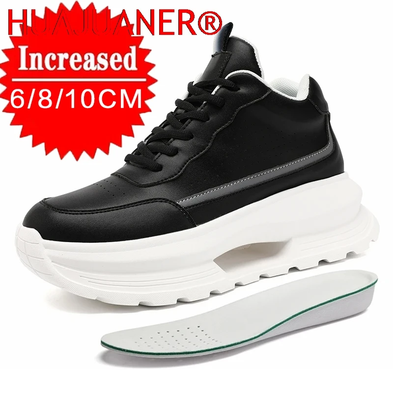 

Мужские и женские кроссовки с амортизацией и внутренним увеличением роста, дышащие, с перфорацией, для увеличения роста