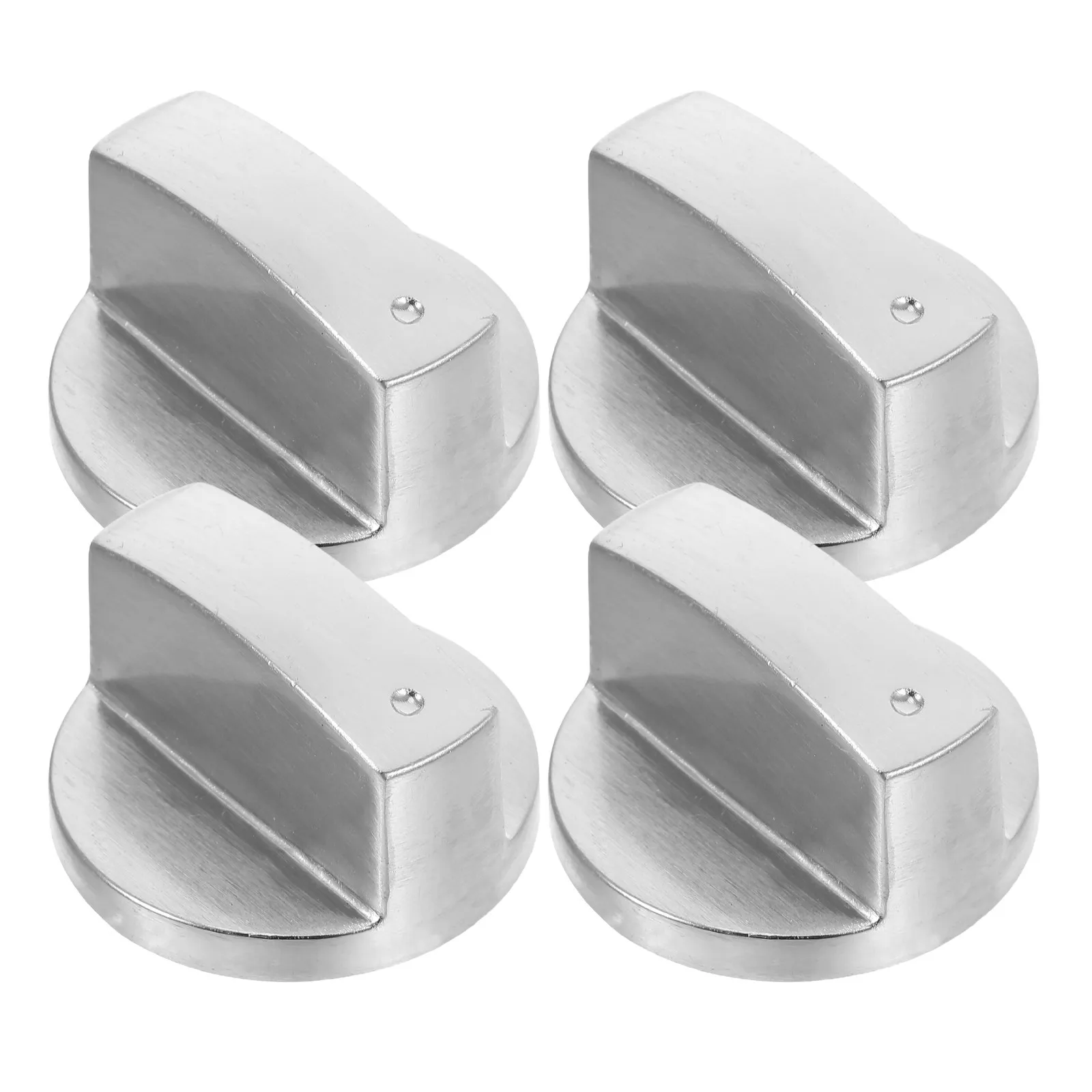 4Pcs Gas Stove Knobs Zinc Alloy Metal Stove Control Knob Set for 6Mm Shaft Compatible with Positive Knob Stoves Burner