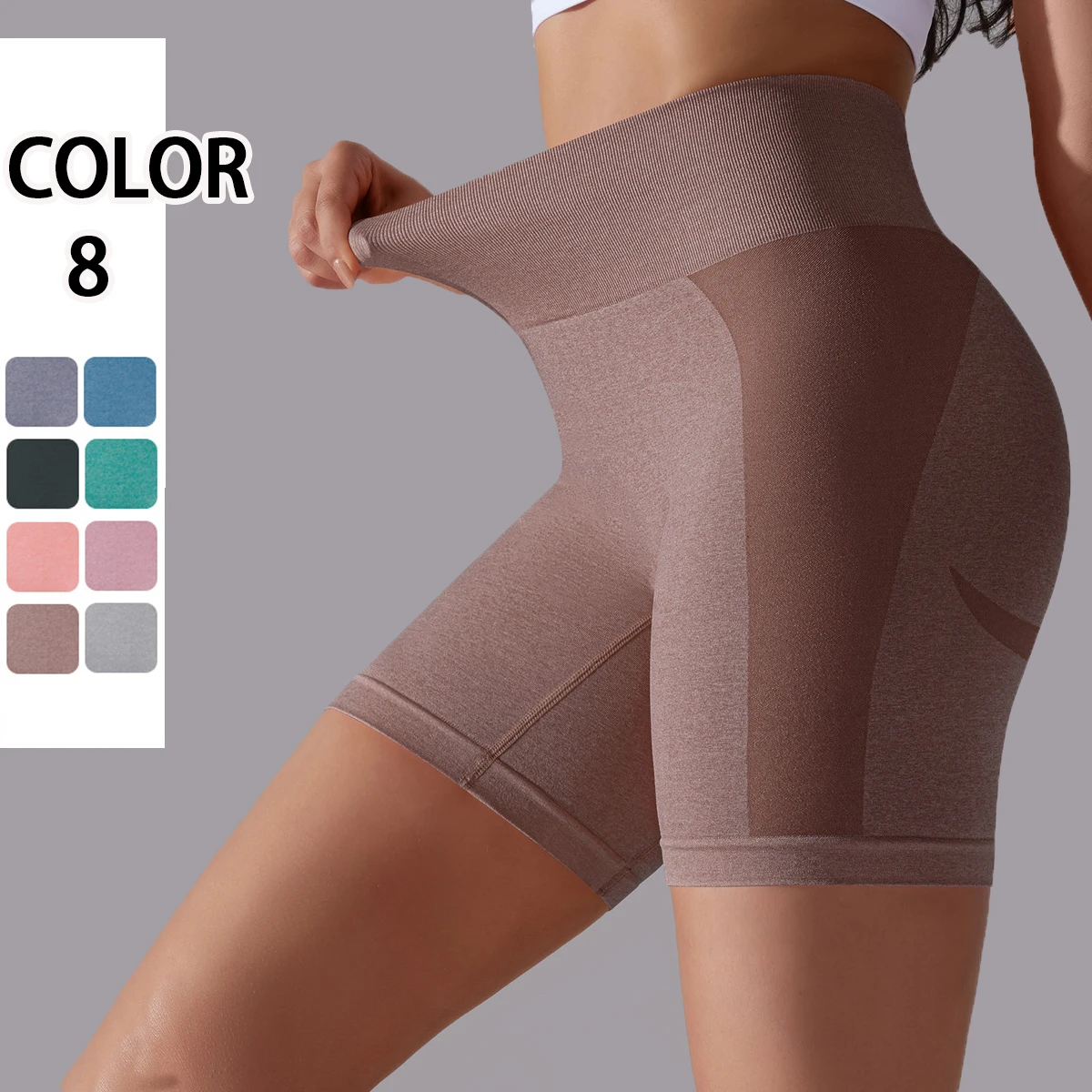 

Бесшовные шорты для йоги для женщин, спортивные леггинсы персикового цвета с ягодицами, спортивные шорты с эффектом пуш-ап для тренировок, жаккардовые шорты для фитнеса с высокой талией