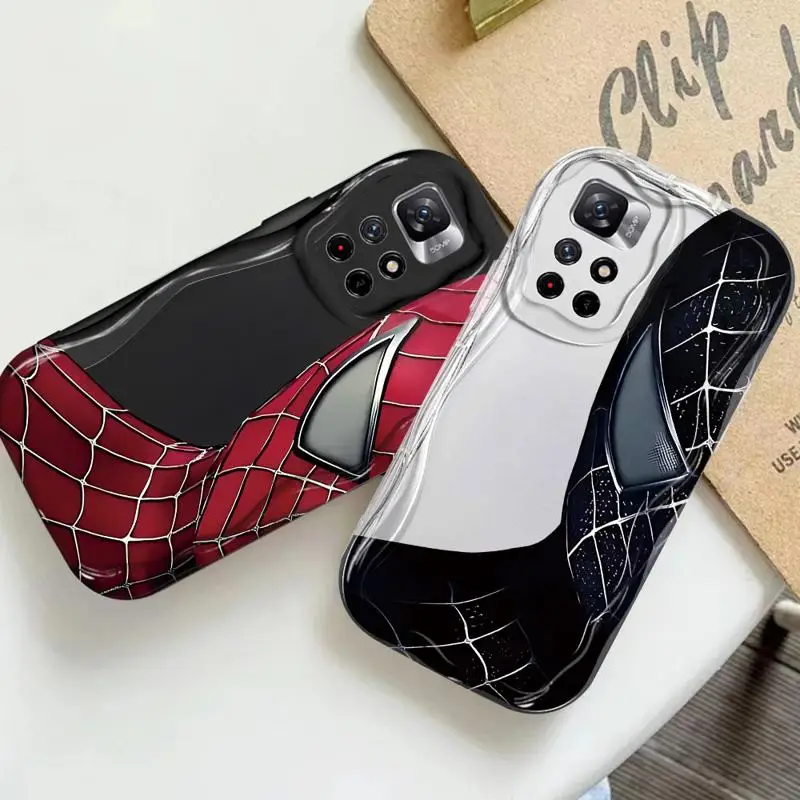 Marvel Spiderman Venom Case for Xiaomi Redmi Note 11 Pro 5G 12S 11S 12 13 Pro Plus 9 10 Pro 10 13 5G Capa Coque Cover