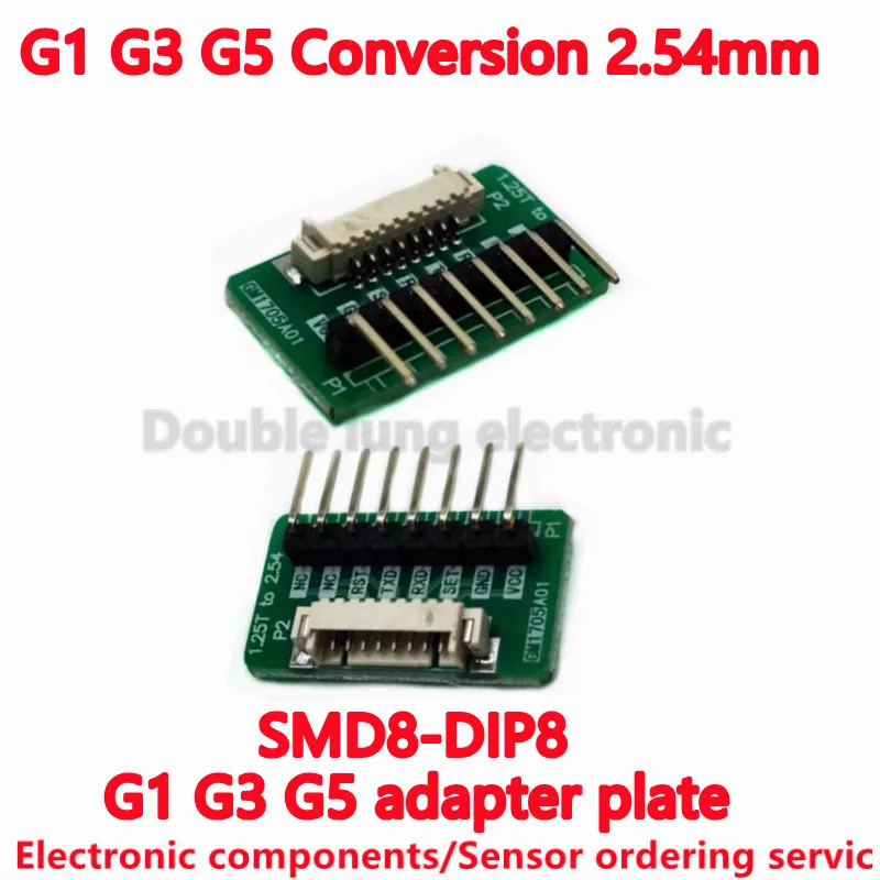 The adapter 8Pin 1.25mm for PM2.5 sensor PMS1003 PMS3003 PMS5003 G135 to 2.54mm 1x8Pin