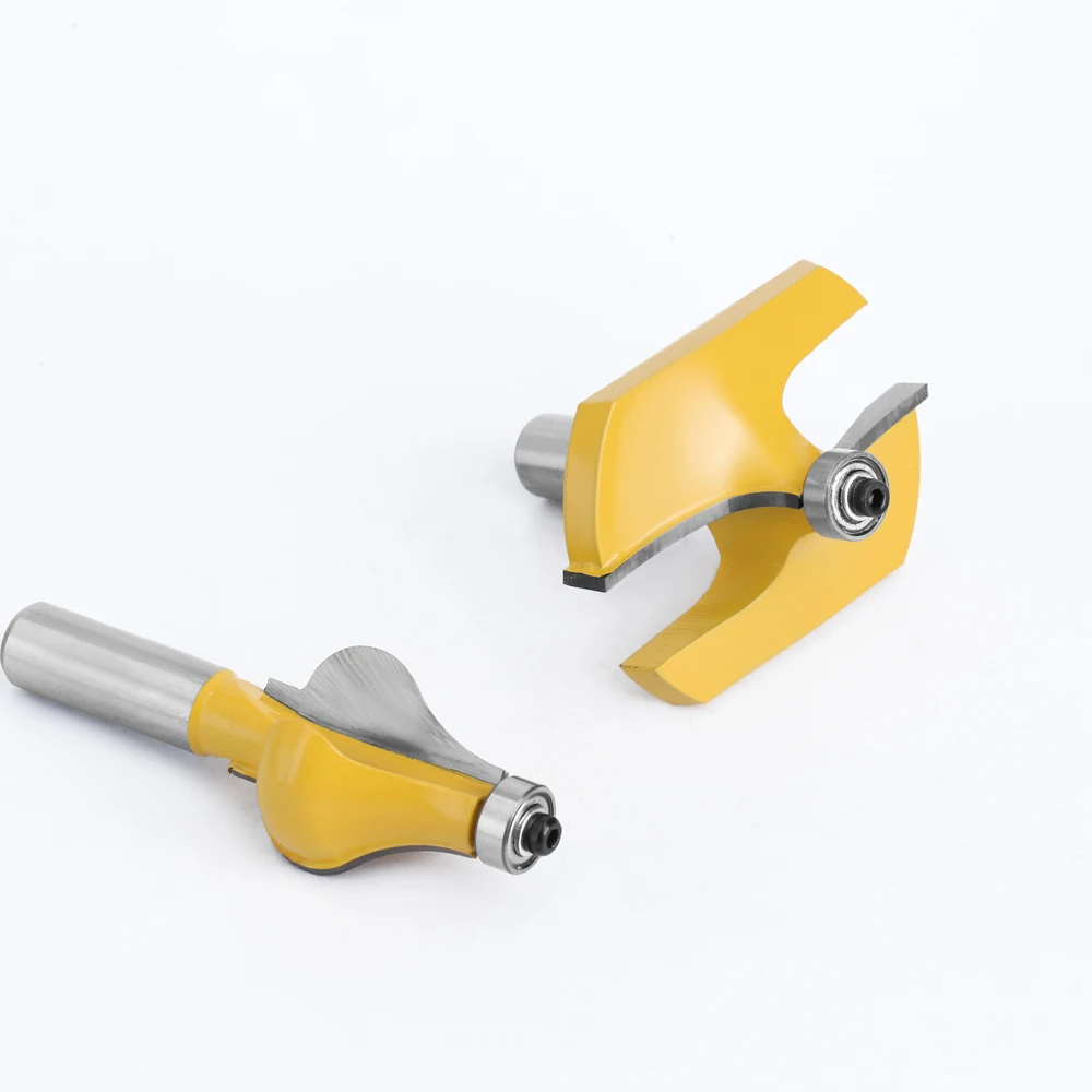 Imagem -03 - Ondulado Flauta Corrimão Router Bits Grupo Haste Braço Tenon Fresa para Madeira Cortadores para Madeira Mc03046 12 mm 12.7 mm Pcs