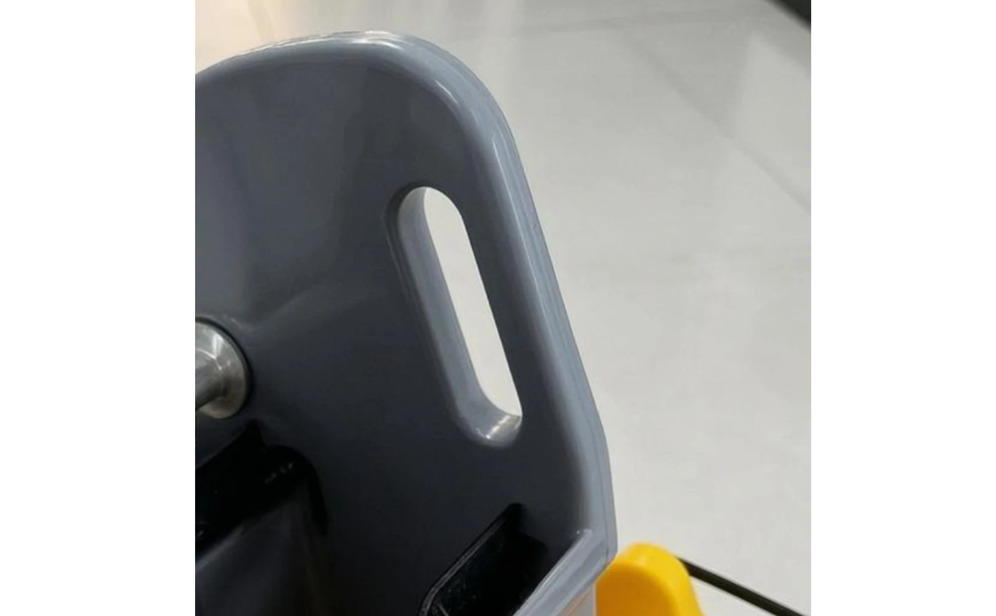 Wringer Trolley 4-Caster Mop Pail Wringer Cart Cleaning Tool Blue Grip for Rinsing