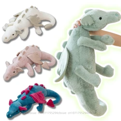 1pc 30-90cm Flying Dragon Cartoon Plush Toy With Wings Blue Green White Pink Long Dragon Plush Toy Pillow Gift For Boys Girls