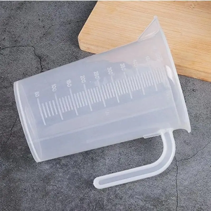 PP Plastic Measuring Cups Clear Accurate Markings Multiple Sizes Reusable for Home Kitchen Restaurant Baking Pastry Making