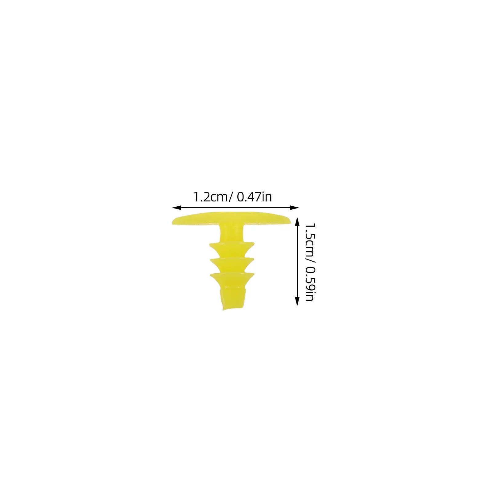1000Pcs Universal Car Retainer Clips Automotive Plastic Fasteners for Weatherstrip Retainer Door Panel Body Trim