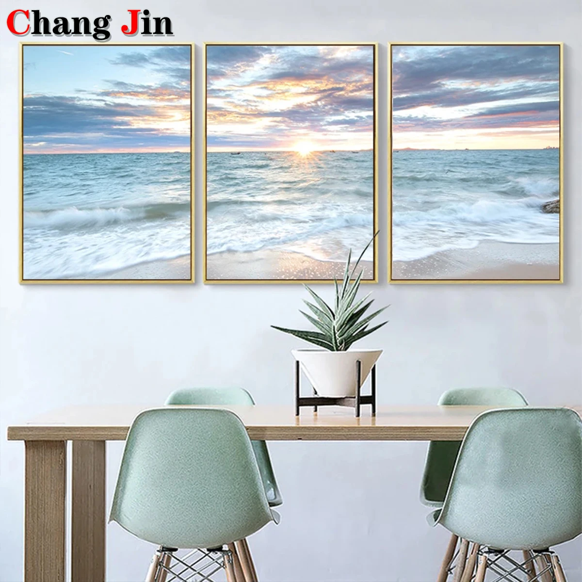 Sunrise Coastal Blue Sea Landscape Diamond Painting New Collection 2023 Diy Cross Stitch Embroidery Diamond Mosaic Home Decor Gi