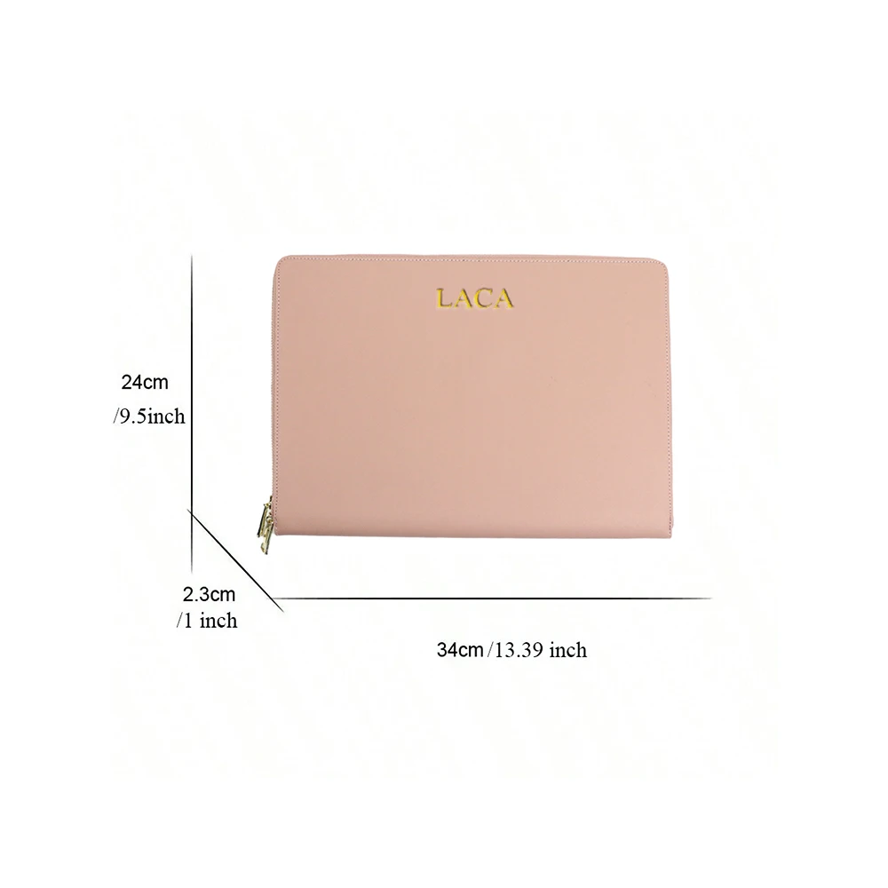 Сумка на молнии для ноутбука из искусственной кожи с надписью по индивидуальному заказу Macbook 13 "Air Pro Retina Защитный чехол Mac