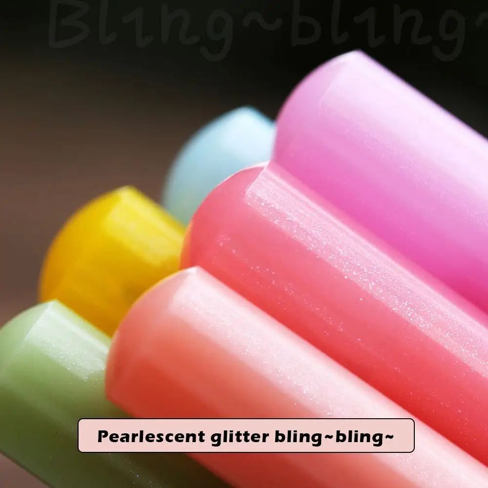 

New Mini Fountain Pen EF/F/Glass Nib Glitter Bling Dip Pen Candy Color Ink Pen School Supplies