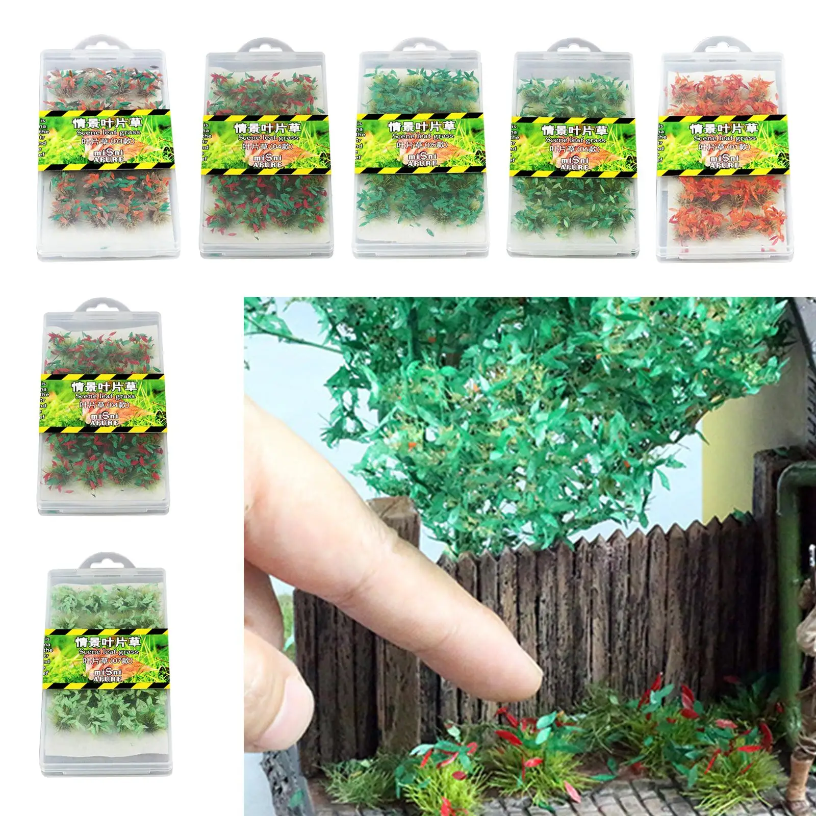 

Flower Cluster DIY Miniature Artificial Grass Tufts for Miniature Bases Scenery Sand