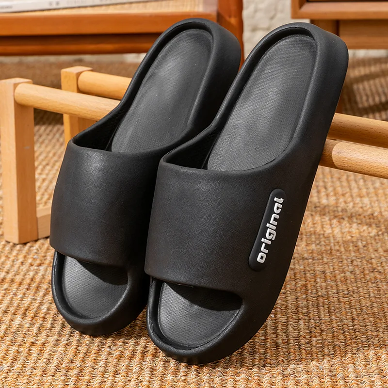 EVA Material Shoes for Men in Summer  Indoor Home  Bathroom  Anti Slip New Fashion  Thick Soled Slippers for Outdoor Wear view 5