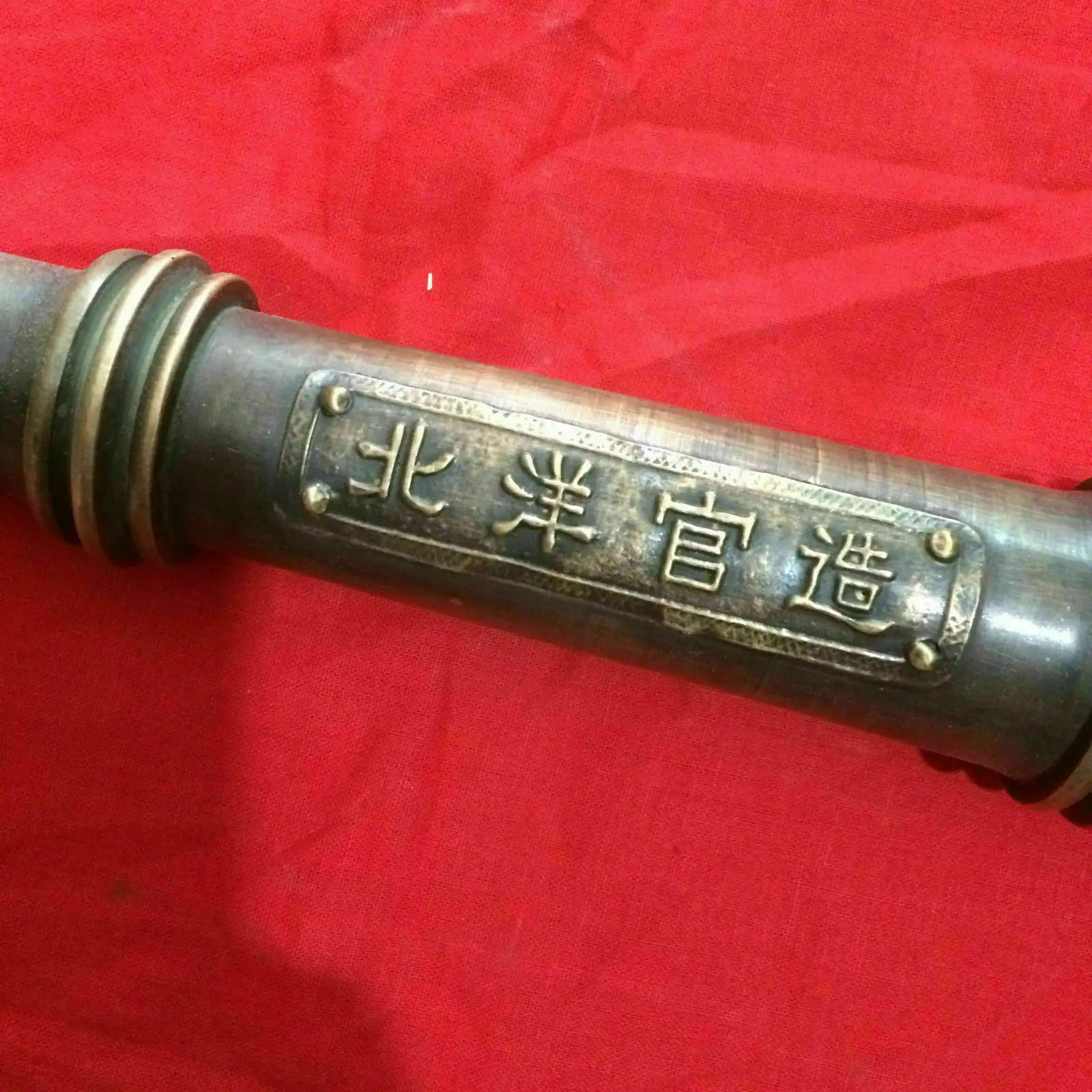 antique 26cm The ancient Chinese bronze cannon beiyang warlords. statues for decoration  home decor  garden decoration