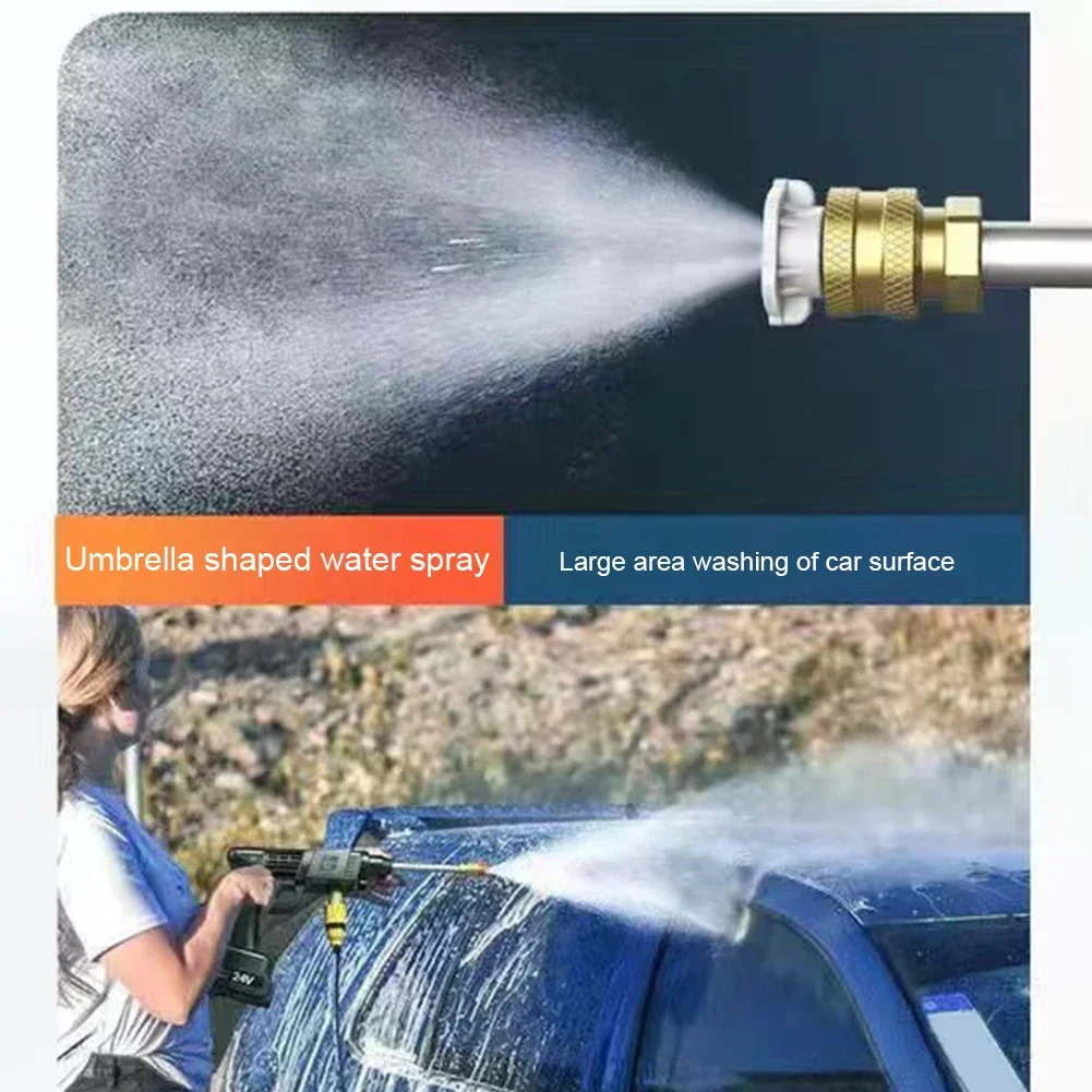 Portable High Pressure Washer with Li-ion Batter Wireless Car Wash Machine 4000mAh Portable Spray Cleaner for Auto Home Cleaning