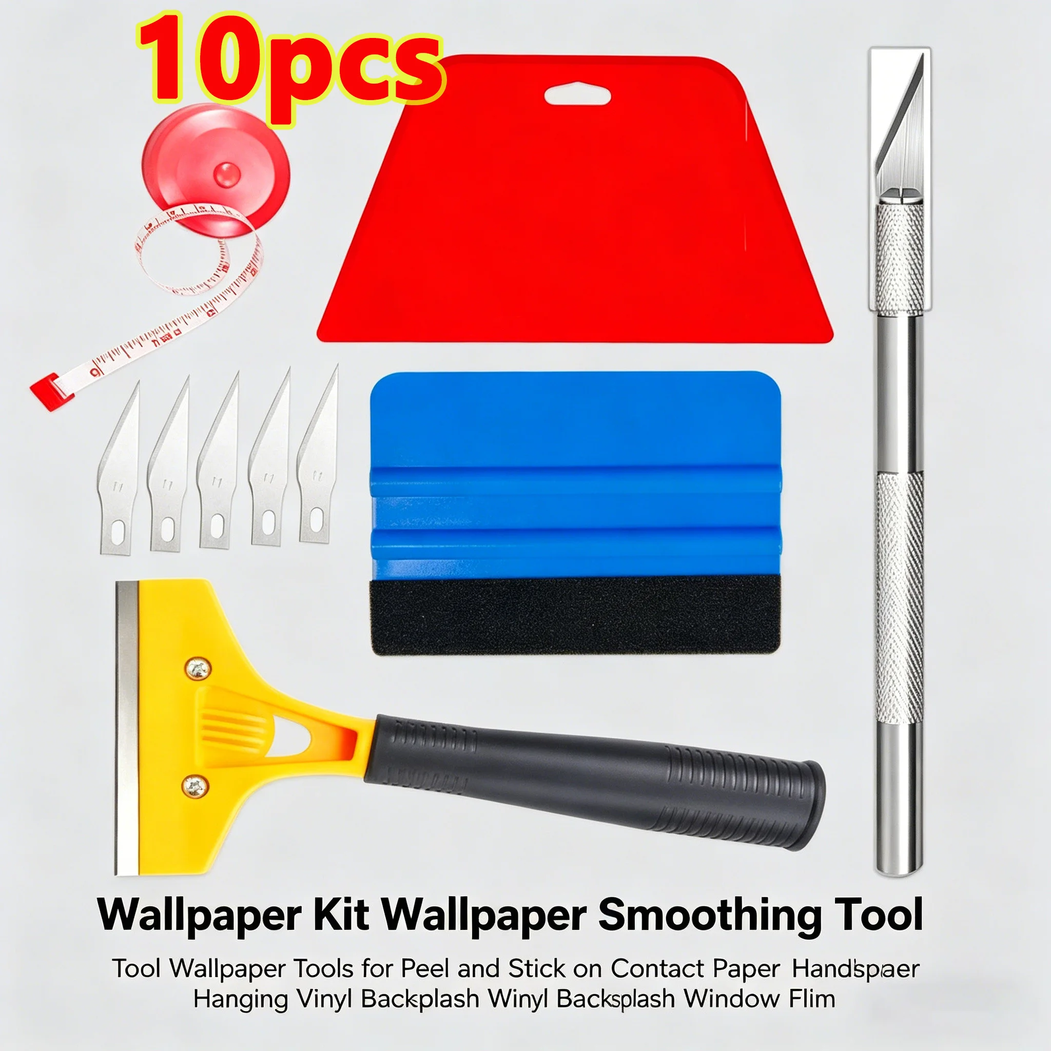 kit-de-ferramentas-para-alisar-papel-de-parede-raspador-de-8-polegadas-para-papel-adesivo-vinil-espatula-para-revestimento-de-parede-estilete-10-11-12-pecas-placa-a4