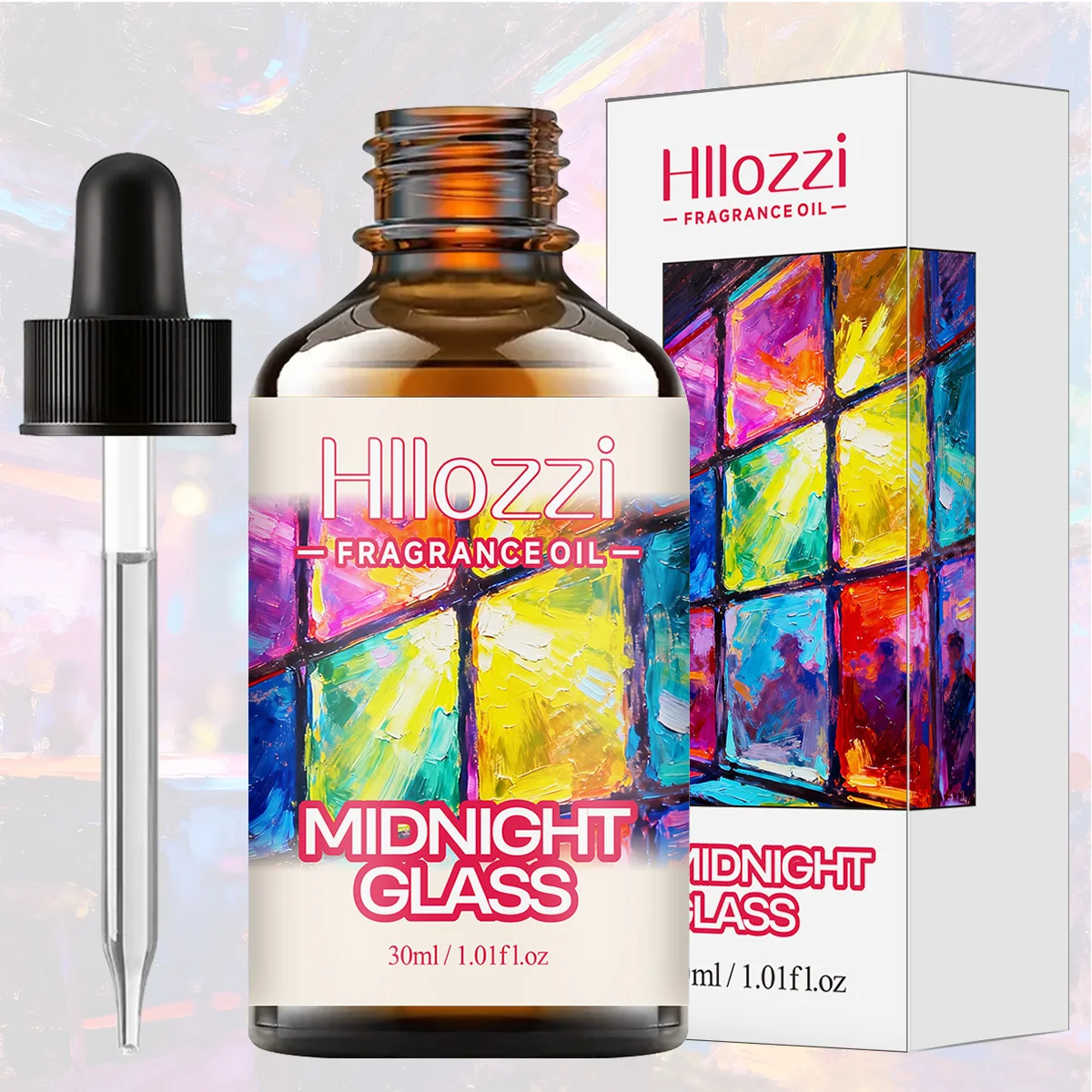 Óleo de Fragrância MIDNIGHT GLASS Adequado para todos os tipos de pele, pode ser usado para cuidados com os cabelos e a pele, massagem e diversos outros fins.