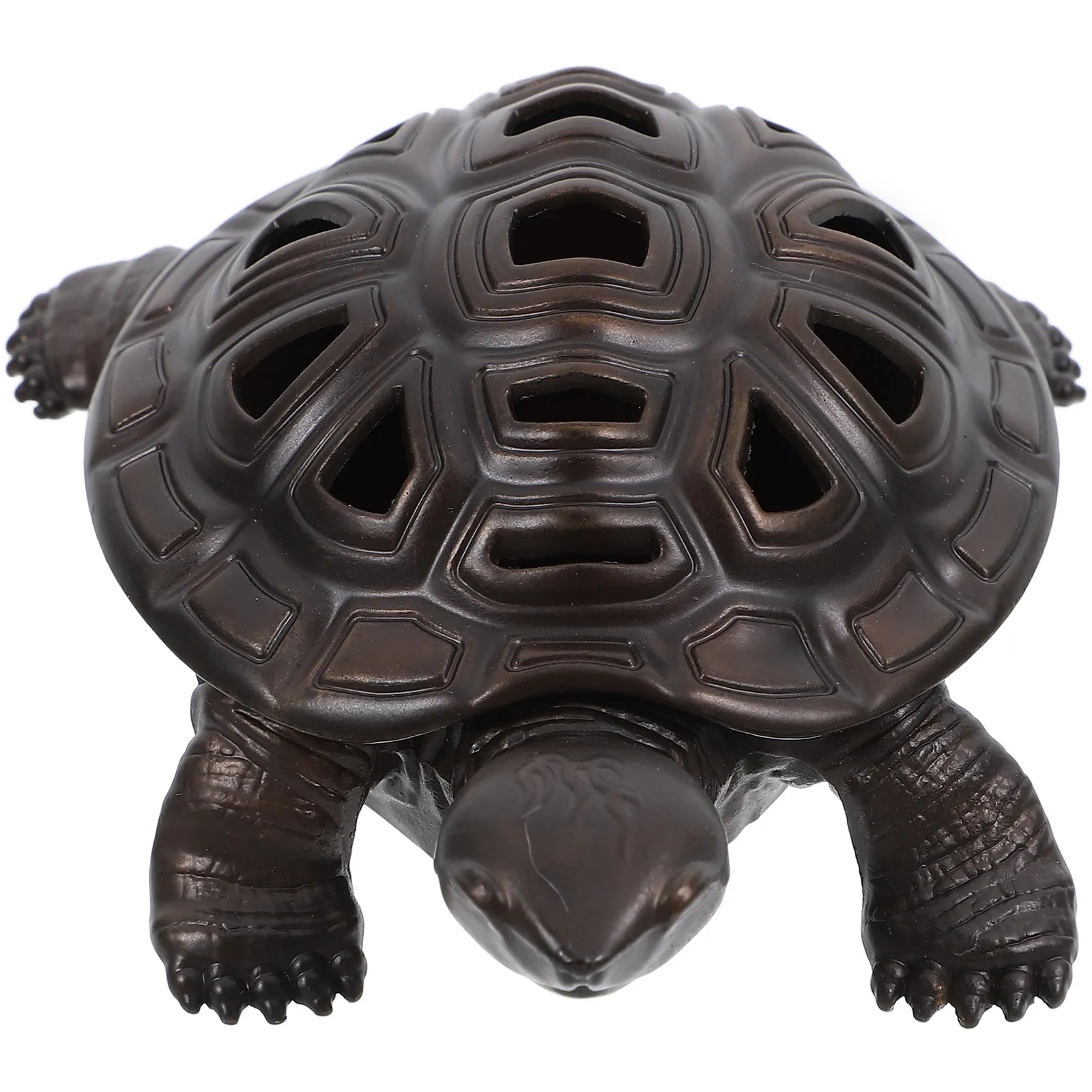 Turtle Jewelry Storage Box Vintage Compact Lightweight Metal Keepsake Case Portable Desktop Decoration Turtle Shaped Box