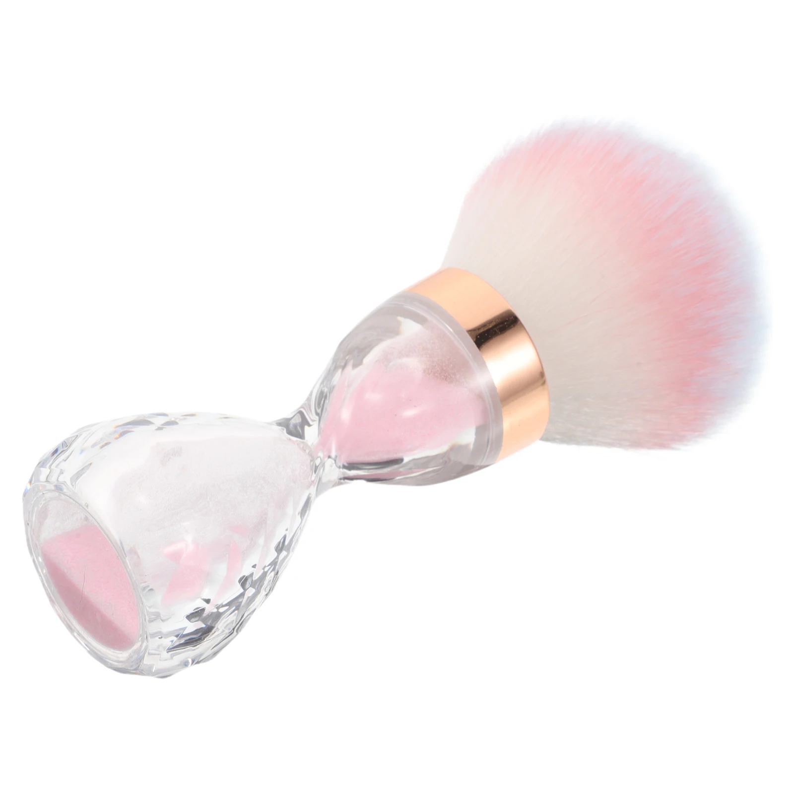 

Effortless Clean Nail Dust Brush for Makeup and Nail Tools Soft Design Powder Remover Brush Manicure Care Pink