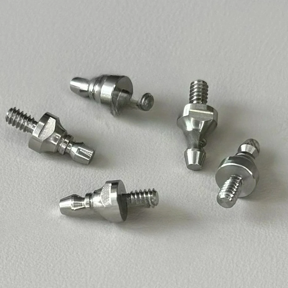 2pcs Optical motion capture reflective ball base Stainless steel base C-type buckle Marker ball screw stud is suitable for NDI