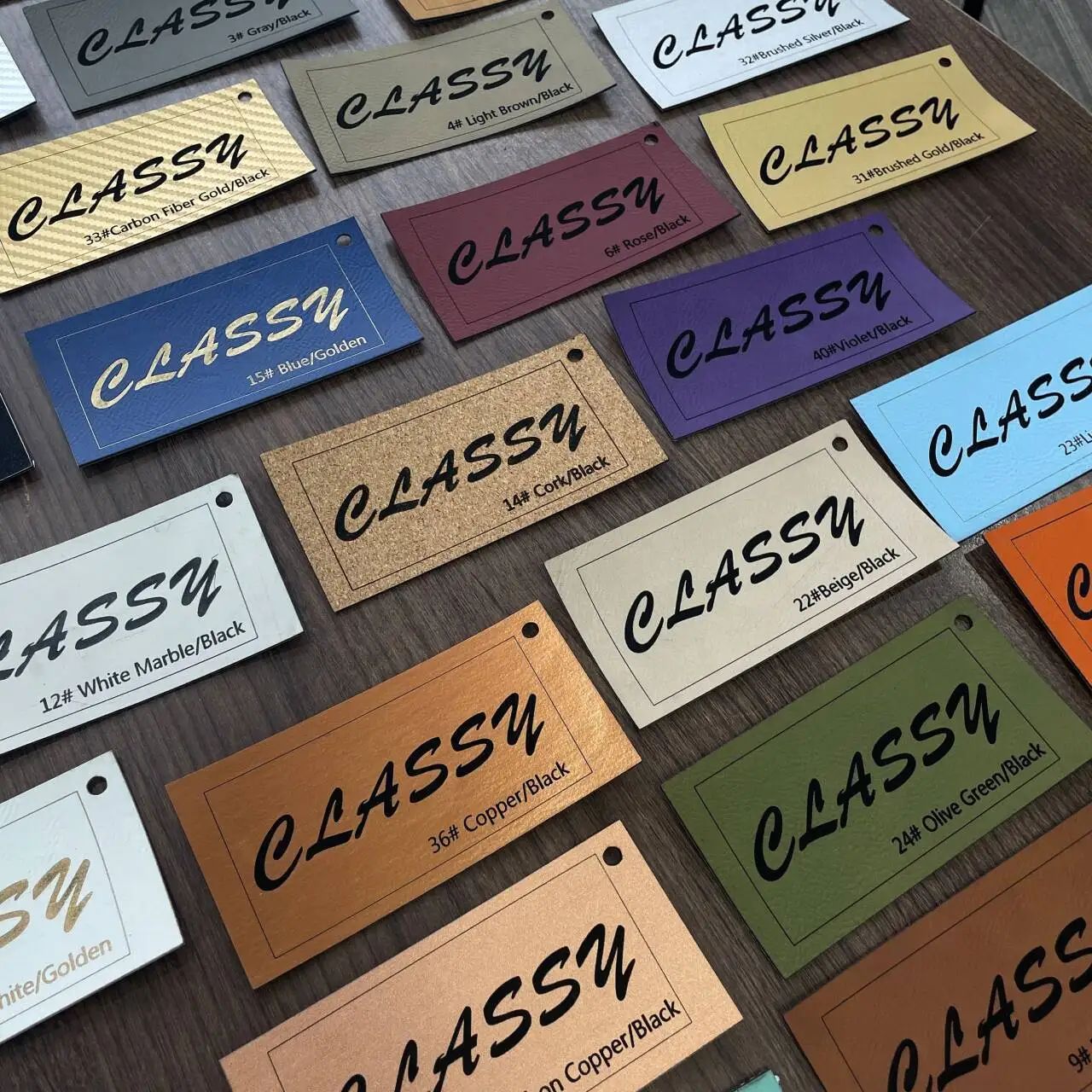 4sheets 30x45cm Sublimation Blank PU Leather Sheet Materials High Temperature Resistance Design by Laser Engraving