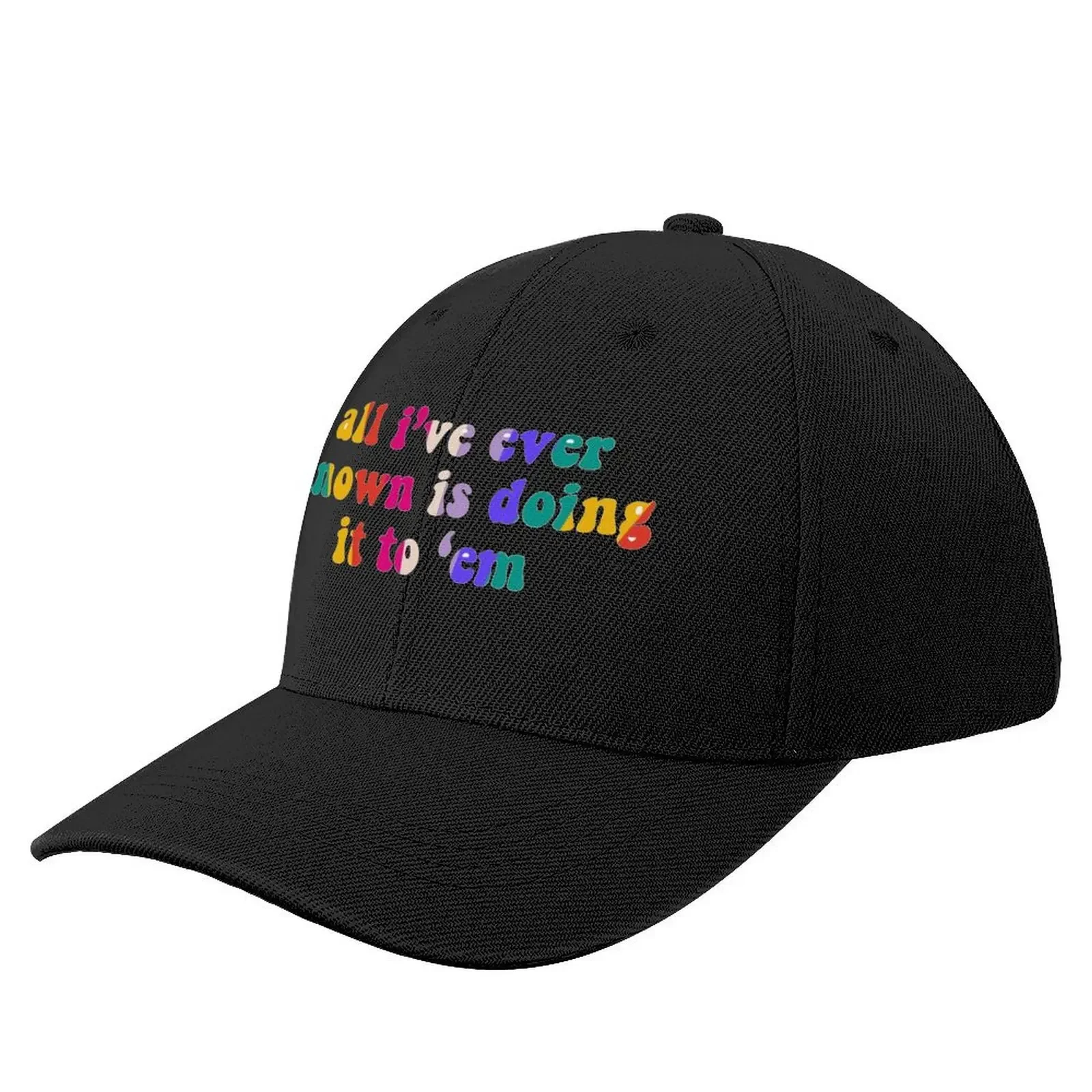 Jenna Marbles/ Julien Solomita- All I've Ever Known is Doing it To Em Baseball Cap western Hat Thermal Visor Men Hats Women's