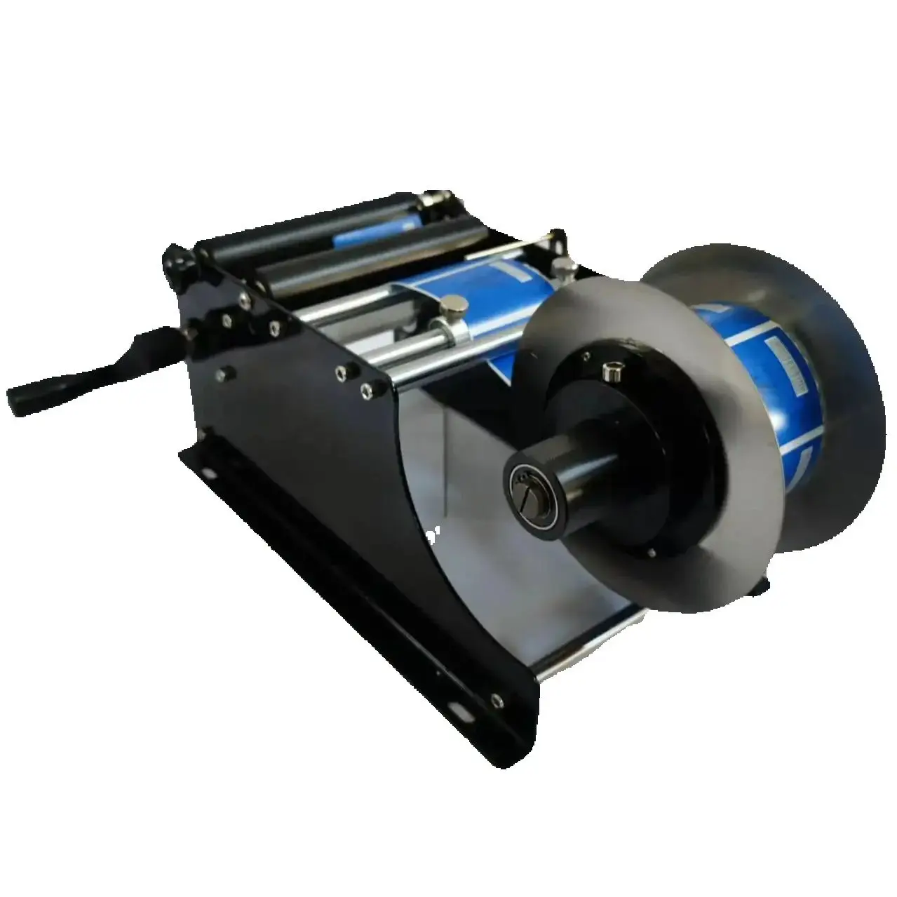 Mini Manual Labeling Machine Adhesive Sticker Handle Small Jar Plastic Round Bottle Paper Labeler Semi-auto Labelling Machine