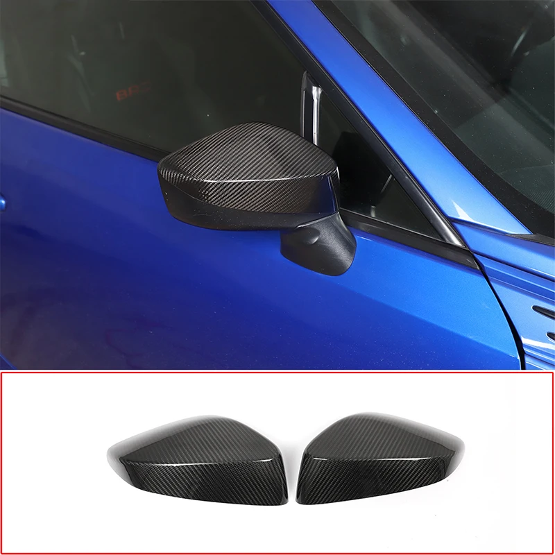 

For 2012-2020 Subaru BRZ/Toyota 86 Real Carbon Fiber Rearview Mirror Decorative Cover Sticker Exterior Accessories