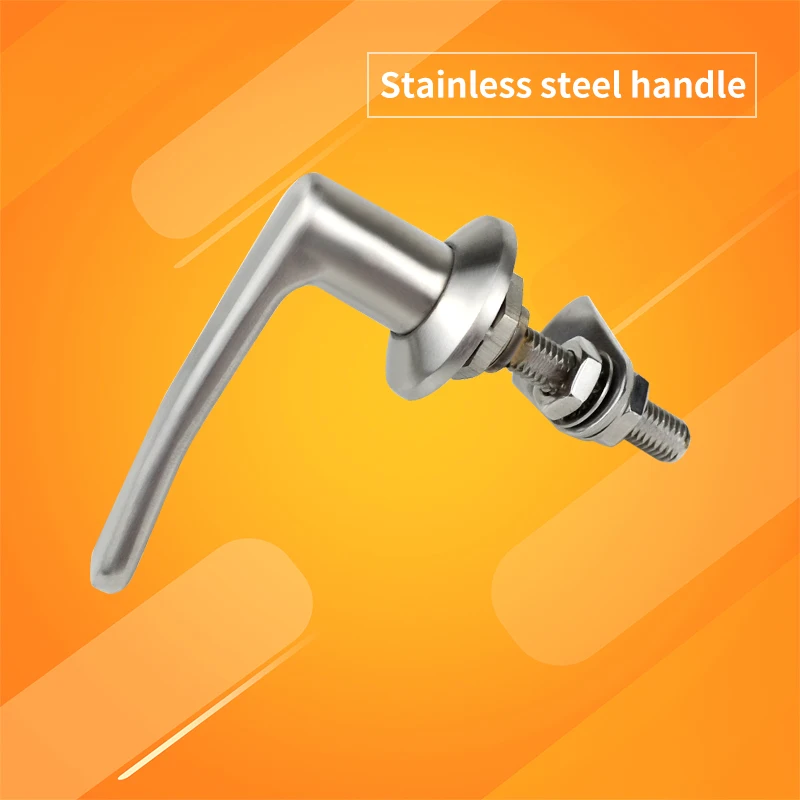 

304 Stainless Steel Rotating Closed Door Handle BS-602 Automatic Equipment Handle Adjustable Handle Factory Pin