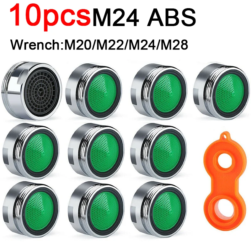 10 sztuk aerator do kranu oszczędzający wodę kran aerator wymienny filtr mieszana dysza siatkowa akcesoria kuchenne i łazienkowe