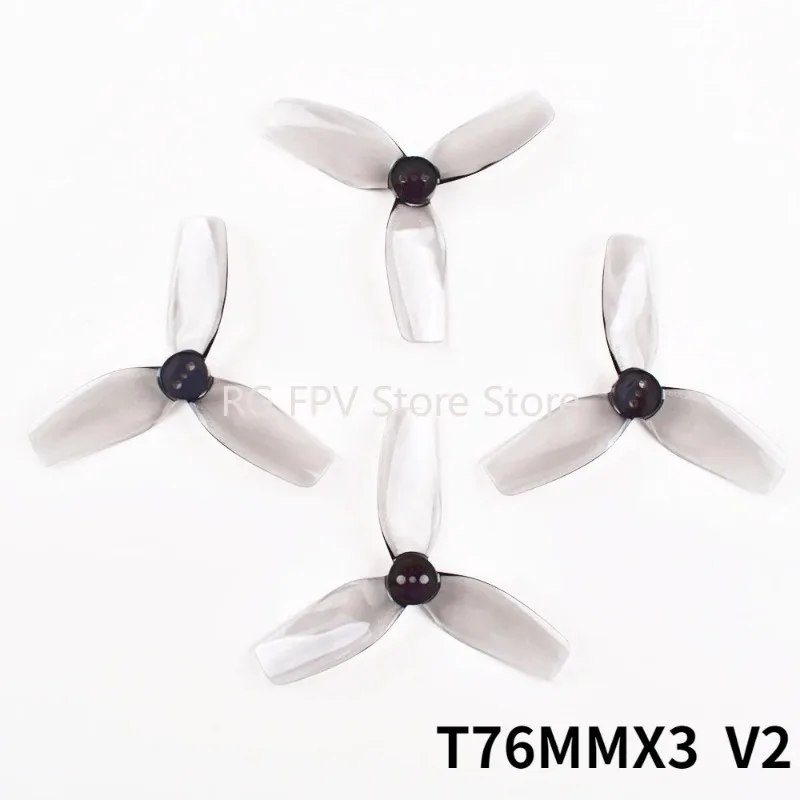 20/10/6Pairs HQProp T76 3inch Propeller CT30 CineBot Props T76MMX3/T76MMX3 V2 3-Blade 76mm For RC DIY FPV Racing Drone CineWhoop