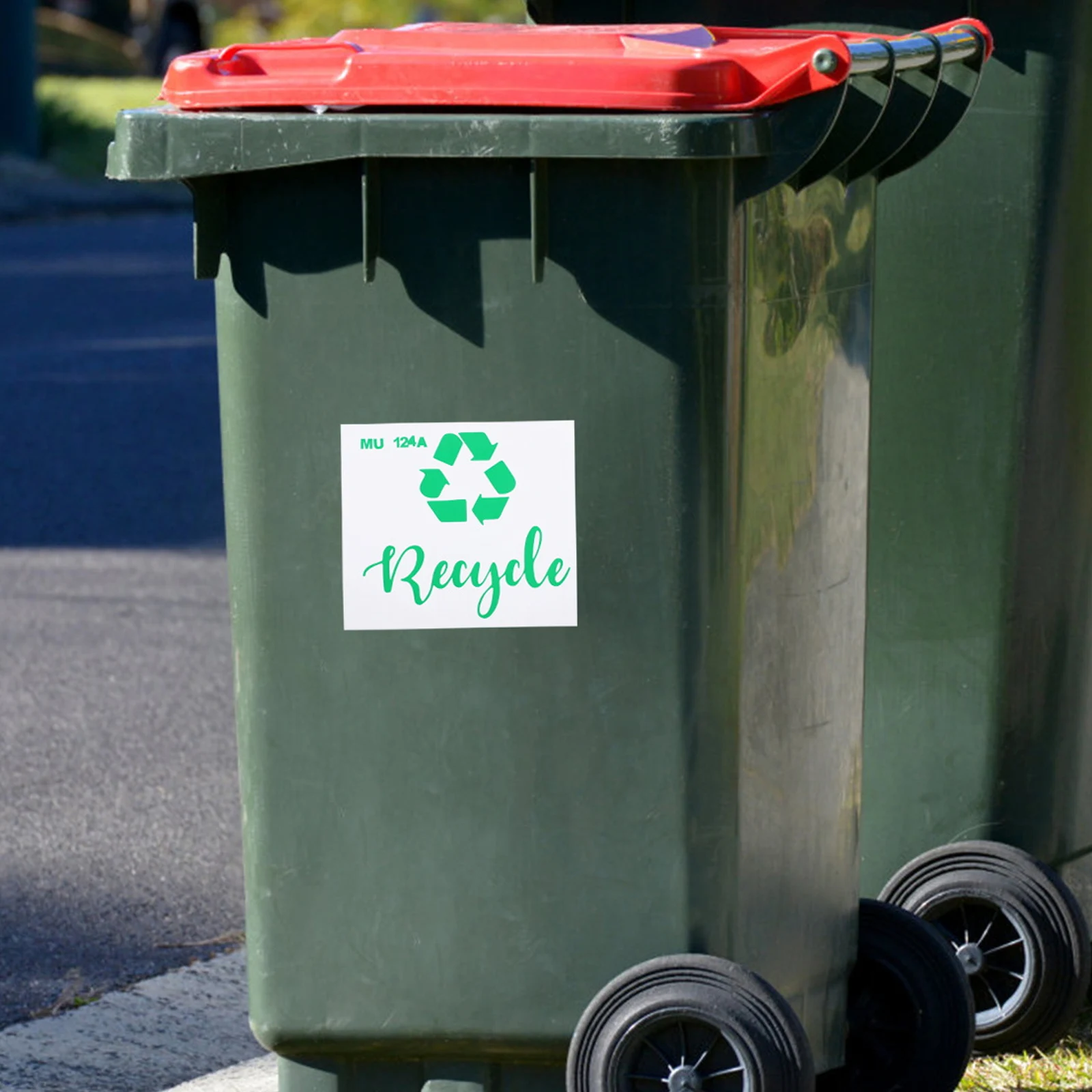 

Trash Sorting Stickers PVC Material Waterproof Removable Adhesive Labels for Cans Recycling Bin Decals Daily Garbage