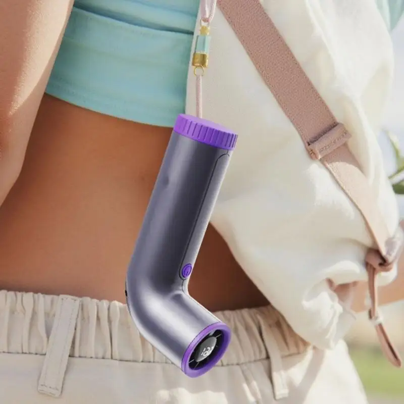 U1JE Регулируемая скорость Turbos Desk Fan 4000mah Power Display сгибаемый охлаждающий вентилятор