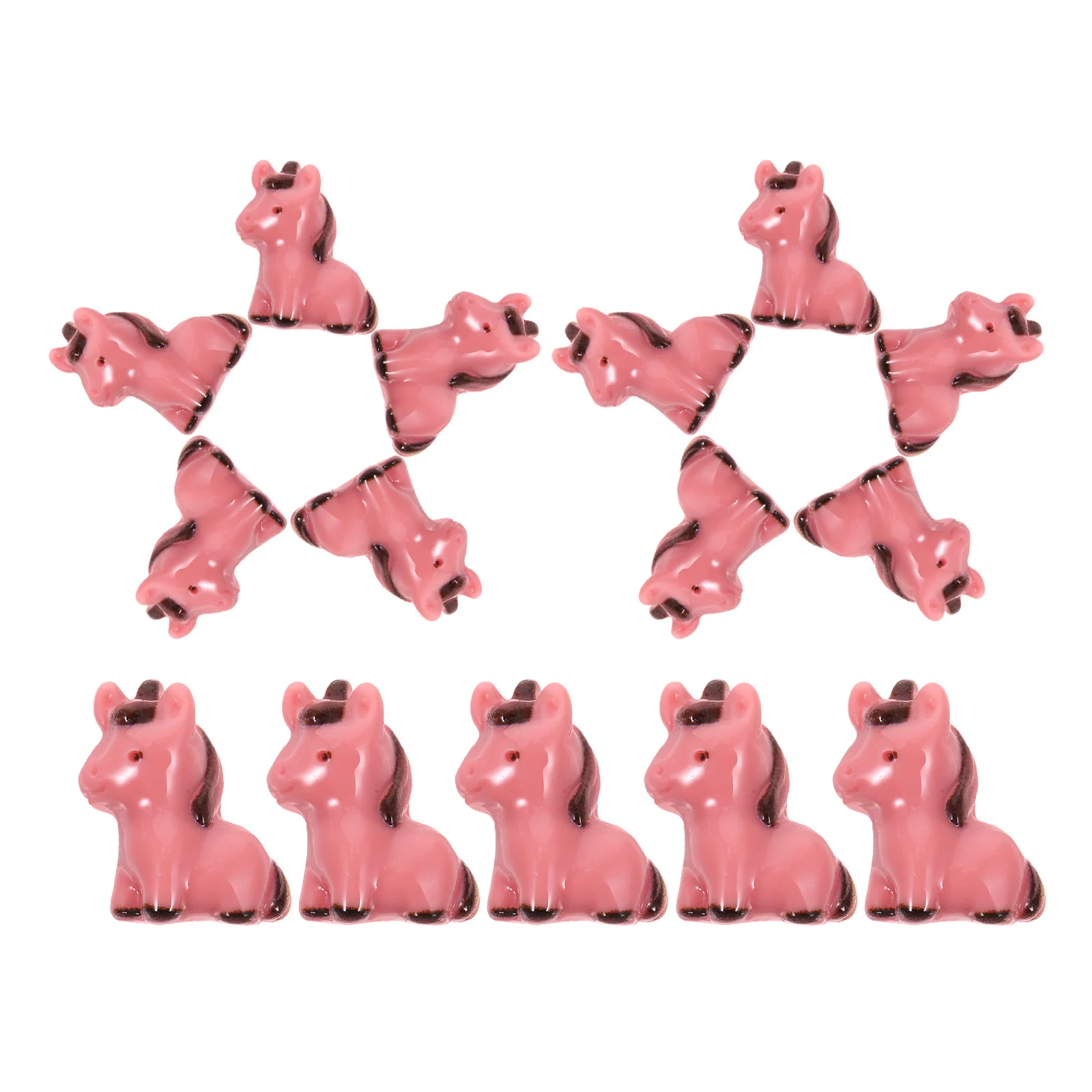 

60 шт., милые подвески для ногтей со знаком зодиака, 3D кавайные подвески из смолы с животными для украшения ногтей «сделай сам», праздничные праздничные принадлежности для маникюра