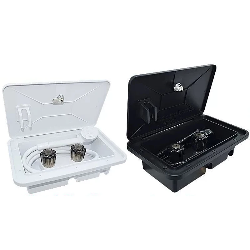 

RV External Shower Box RV Bathroom Corner Washbasin, Corner Washbasin, Washbasin, RV Bathroom modification Accessories