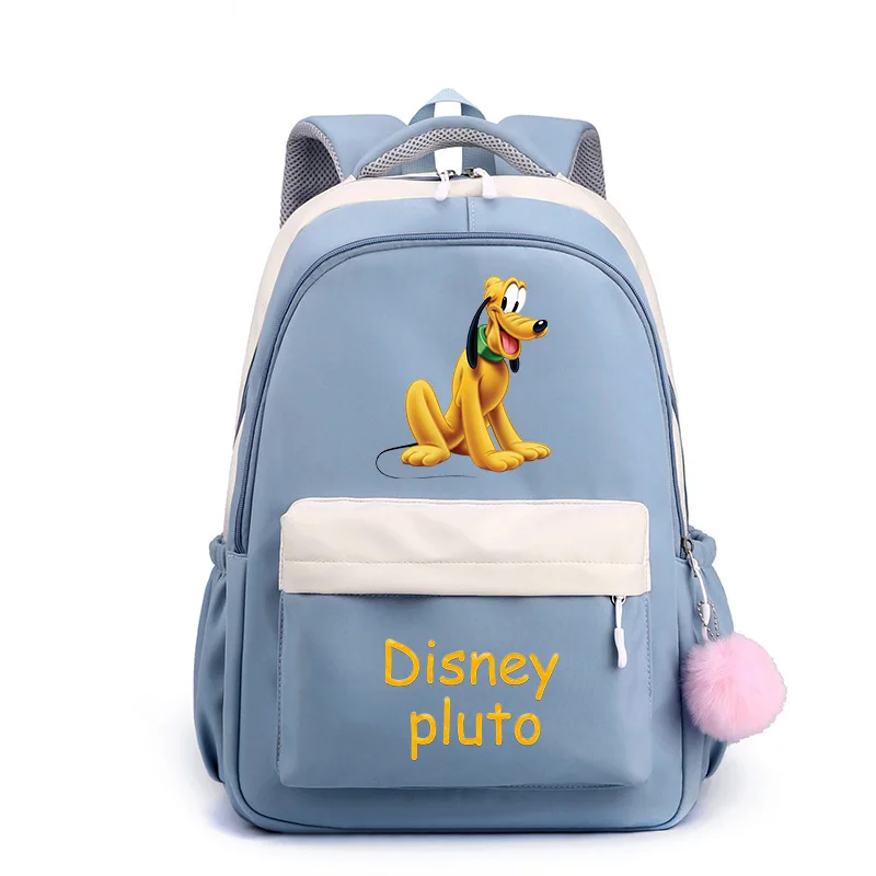 

Disney Pluto Mickey Popular Kids Teenager School Bags High Capacity Fashion Student Backpack Cute Girl Travel Knapsack Mochila