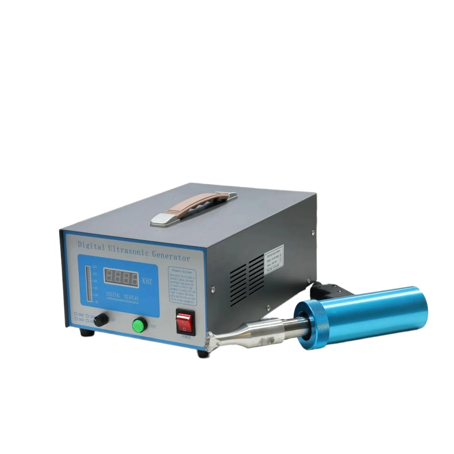 

KH-28KHZ 1500W Hand Held Ultrasound Ultrasonic Welding Equipment for Shrink Film Fabric Riviting Welder