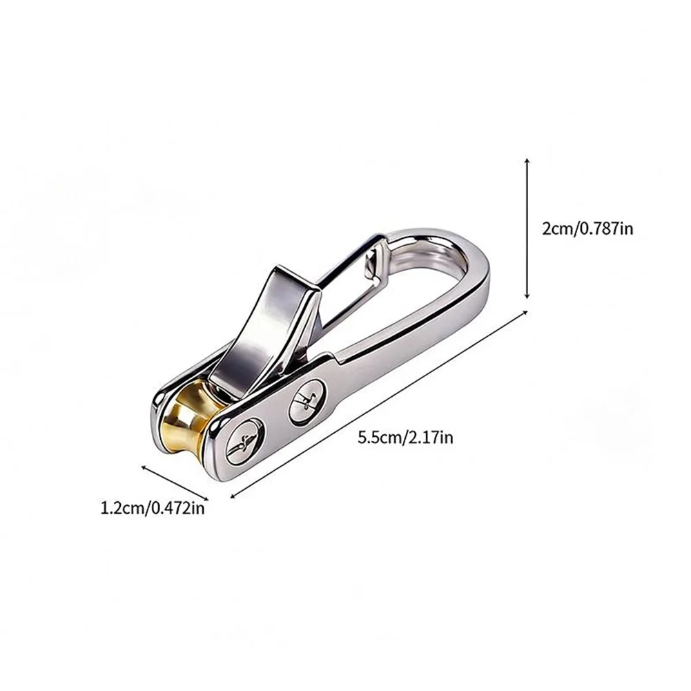 2Pcs Aluminum Rope Roller Tensioner With 6 Hooks, Quick-Adjust Cord Lock Buckle For Camping Umbrella Tent Gear Securing