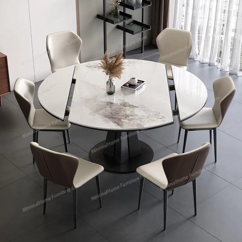 

Раздвижной обеденный стол в скандинавском стиле, роскошный современный складной стол для экономии пространства, мебель для террасы и кухни