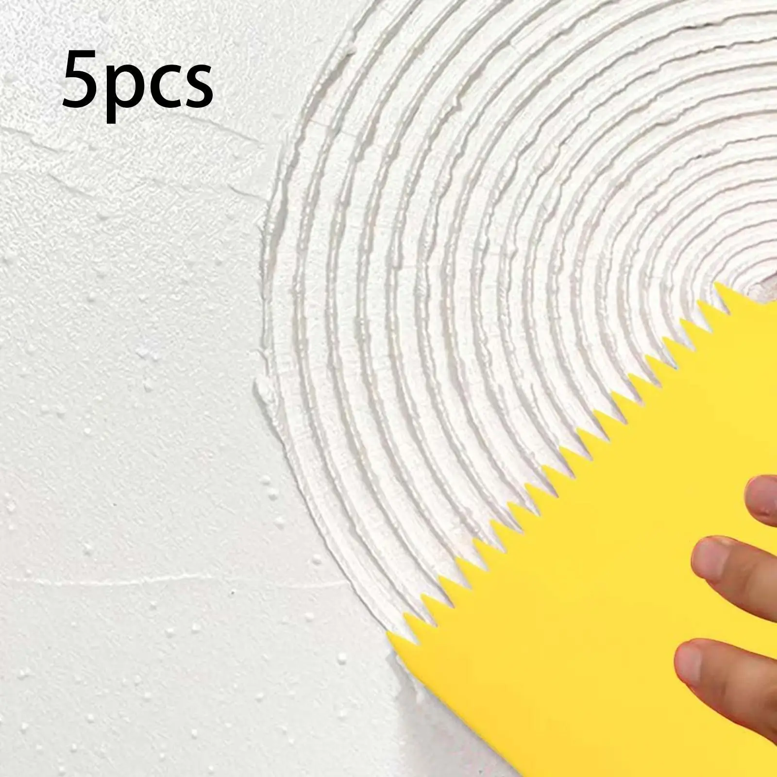 Notched Glue Applicator Set Lightweight Plastic Spreader for Professional Tile and Floor Repair