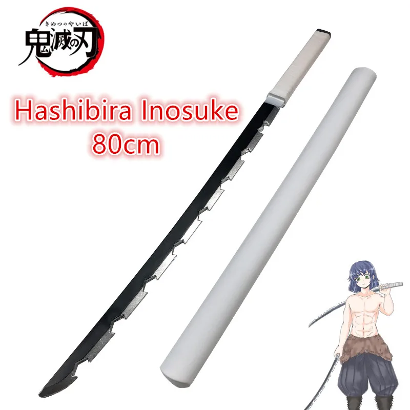 Original Anime  Sword  Katana Cosplay Weapon Hashibira Inosuke Kyoujurou Tanjirou Swords 80cm