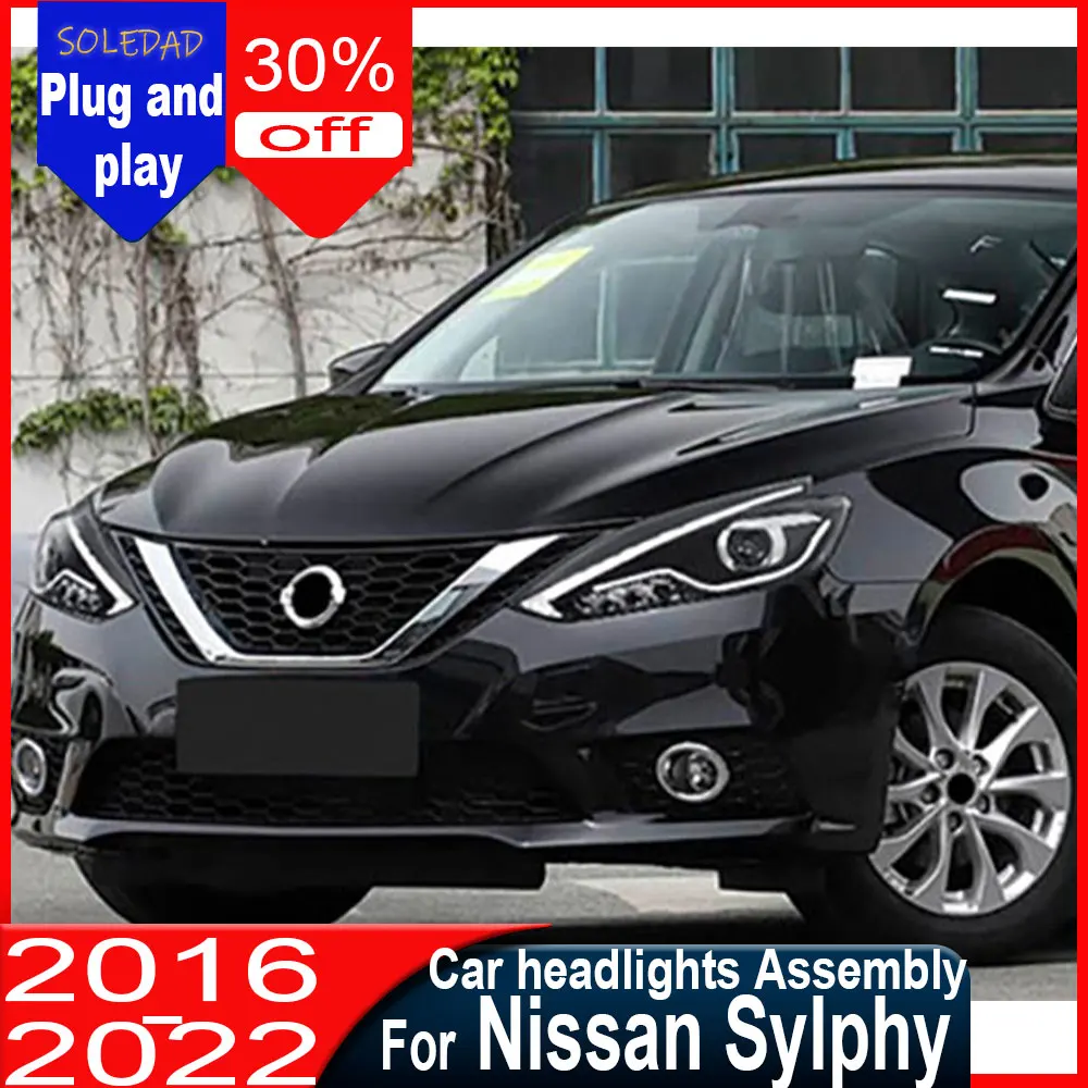 

For Nissan Sylphy 2016-2022 High Quality Headlights Auto Part Front Light Lamp Upgrade LED Headlamp Headlamp