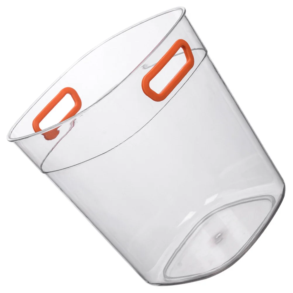 

Ice Cube Bucket Clear Handheld Reusable Practical for Home Bar Ktv Restaurant Barbecue Wine Beer Cooler Holder
